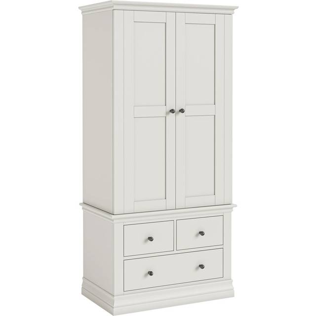 Chambery Triple Wardrobe With Drawers - Natural (200&#34;H x 95&#34;W x 57&#34;D)