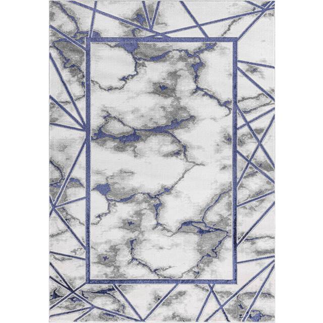 Modern Turkish-Inspired Abstract Area Rug – Multicolored, Machine-Woven, Non-Slip, Easy-Clean (Rectangle 60 x 110cm)