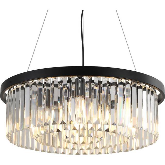 LED-Kronleuchter Berlena - Matte Black