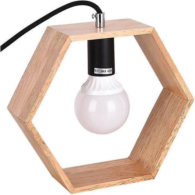 Creative Table Lamp Wooden Bedside Table Lamps