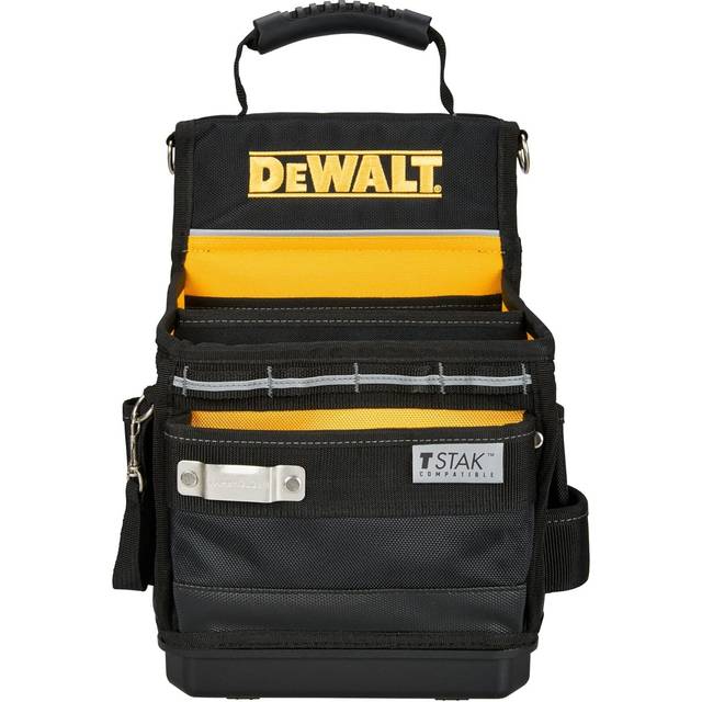 DEWALT Tool Bag  Easy Access Small Tool Pouch with Hard Bottom and Carrying Strap (DWST17624)