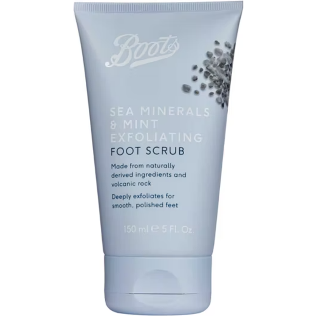 Boots Sea Minerals & Mint Exfoliating Foot Scrub 150ml