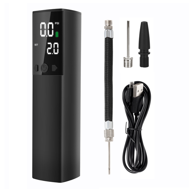 Electric Ball Pump,Smart Air Pump Portable Fast Inflation with Accurate Pressure Gauge and Digital LCD Display