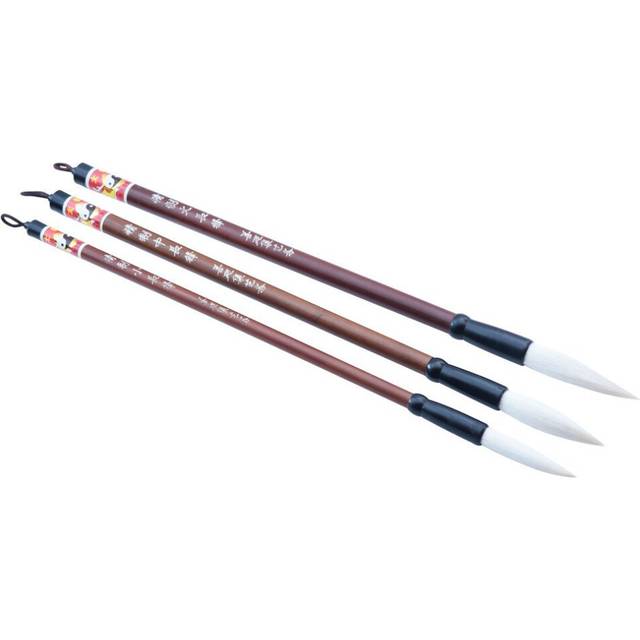 Easyou Hu Brush Chinese Brush for Beginner Students Calligraphy and Drawing Pure Goat Hair jzcf LMS