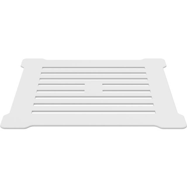Resin Slimline Shower Tray Grill Waste - White