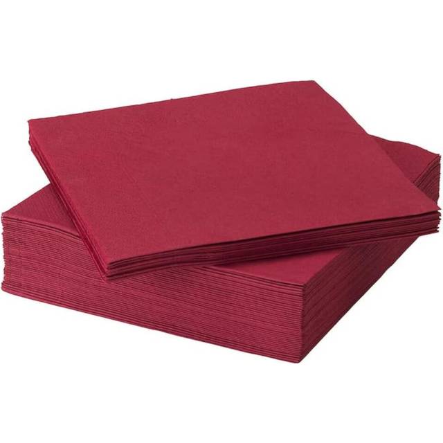 FANTASTISK - Paper napkin, red / 50 pack - 40x40 cm
