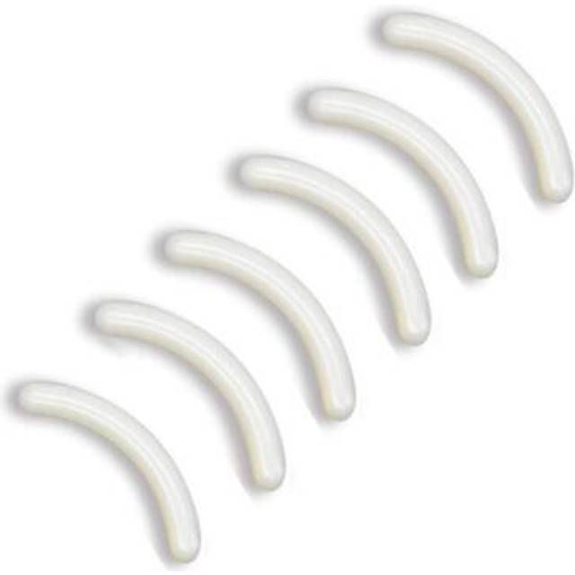24 Pcs Curler Refill Eyelash Curler Refill Pads Silicone Rubber Soft Curler Replacement Refills Pads for Universal Eyelash Curler (White)