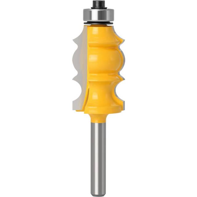 Architectural Molding Router Bit Decorative Line Carving Drilling Corner Profile Cutting Milling Cutter 1/4 Shank