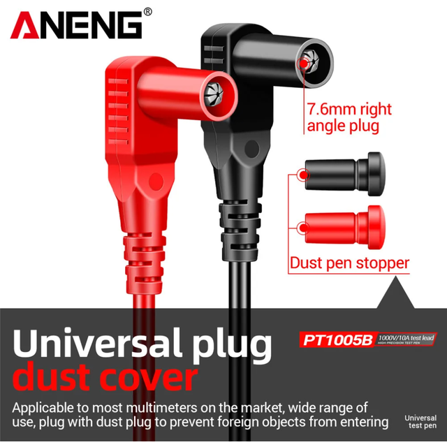 ANENG PT1005B Digital Multimeter Probe Test Leads+Free Gift
