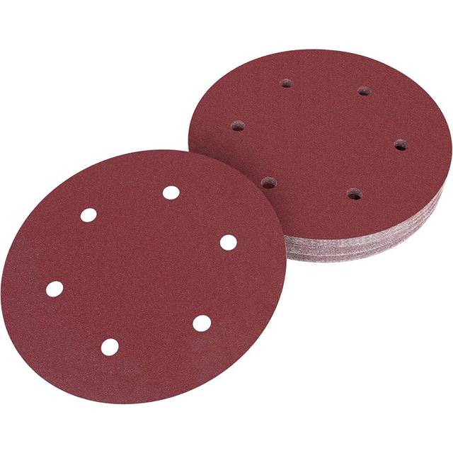30Pcs 225mm Sanding Discs 120 Grit Hook and Loop Sand Paper Pad