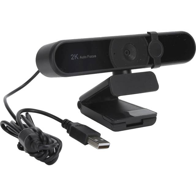 C55A 2K HD Camera with Lens Cover BuiltIn Microphone USB Computer Webcam for Video Recording