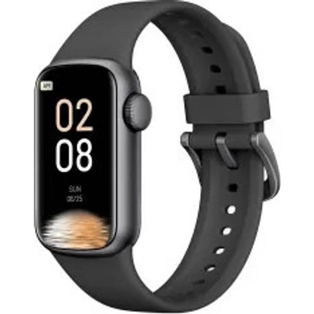 INF Smartwatch Med EKG Puls Blodtryk Søvnovervågning Skridttæller Sort