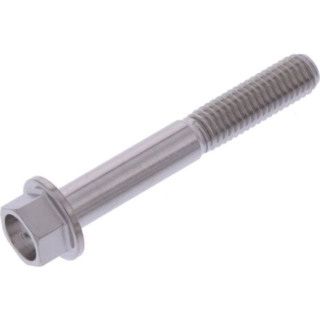Pro-Bolt Flanged Hex Head Stainless Steel Bolts - M5 x 0.80mm x 35mm (20mm)