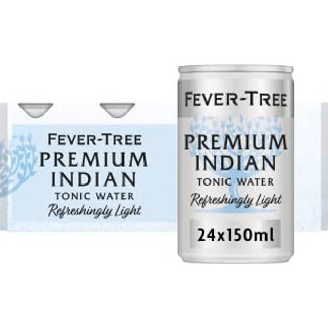 Fever-Tree Refreshingly Light Indian Tonic Water, 150ml, 8 Count (Pack of 3) (Total 24 cans)