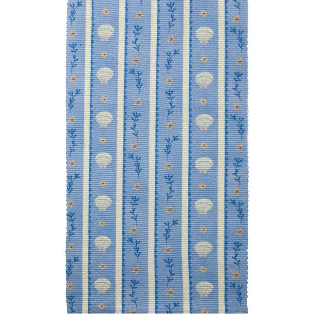 furn. Sea Shells Table Runner - Blue