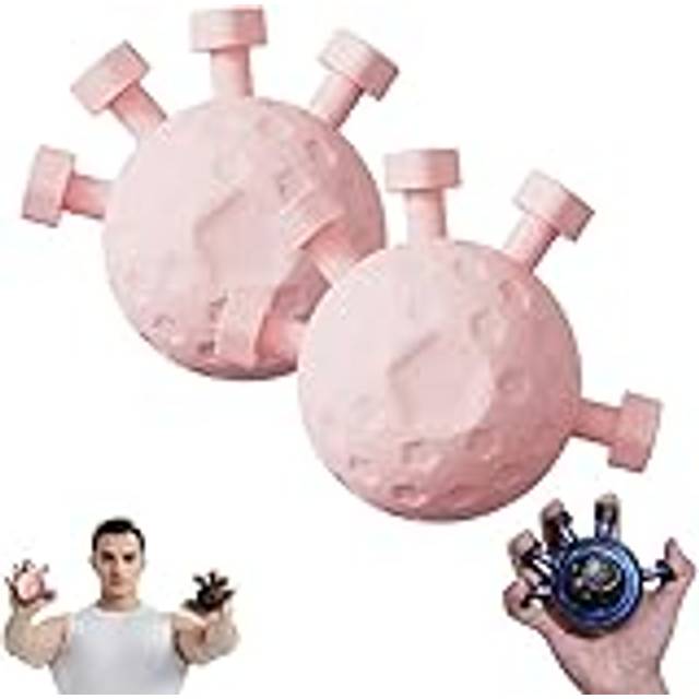 Hand Grip Strengthener, 2025 Hand Grip Strengthener, New Finger Grip Strengthener, Hand Muscle Trainer, Finger Grip Power for muskeluppbyggnad, Gripper Coach for musiker, idrottare, boxare, svaga(Pink