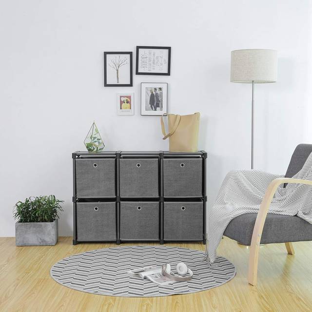 16 Pair Stackable Shoe Storage Box - Grey (16)