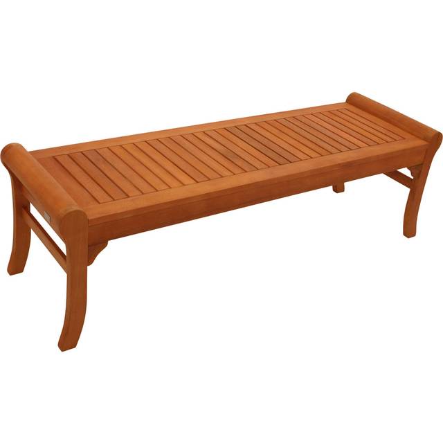 Allport Wooden Picnic Bench - Brown (45cm H X 150cm W X 42cm D)