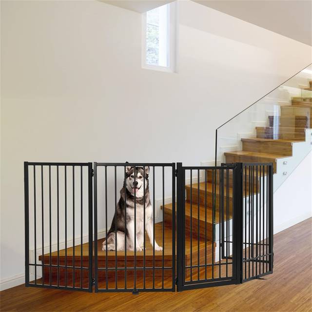 Roti 80cm H x 51cm W Metal Fence Panels - Black (51cm W X 80cm H X 12cm D)