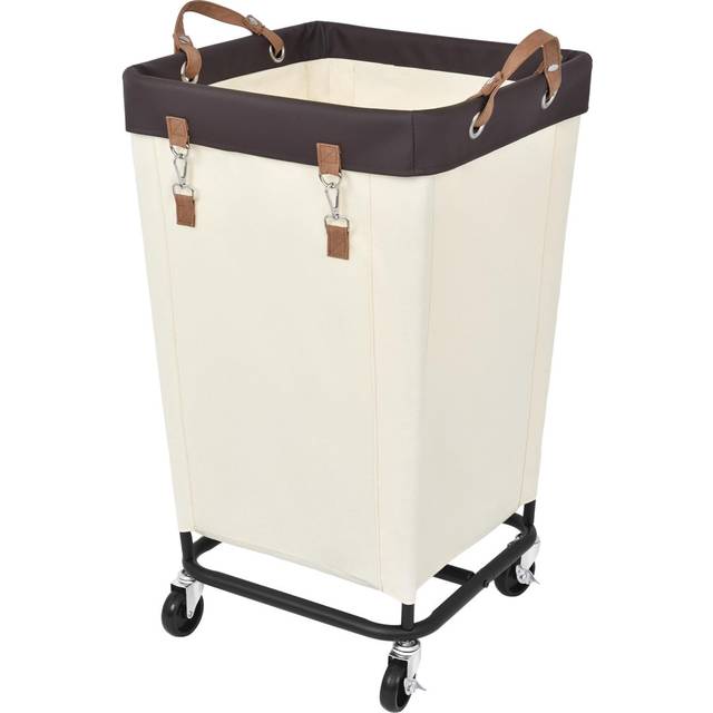 Laundry Cart - Beige;Beige (199.39cm H X 115.57cm W X 115.57cm D)