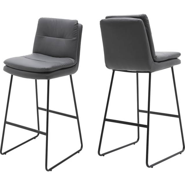 Carena Upholstered Counter Stool with Metal Frame (104cm H X 45cm W X 50cm D)