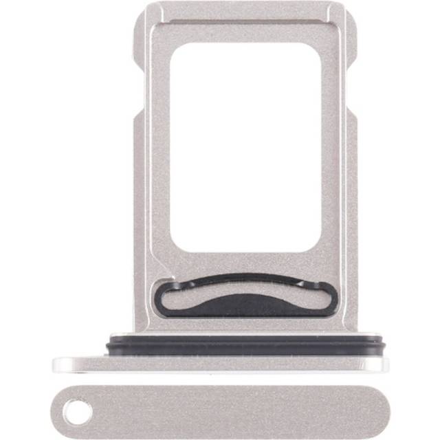 Sim Tray Compatible With iPhone 15 Pro Max In White Titanium