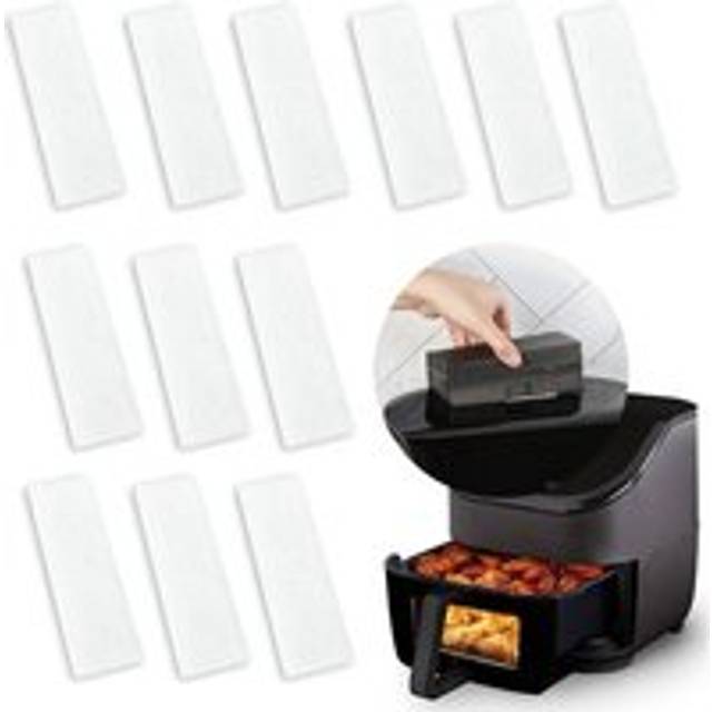 Coocheer - 12 Pack Replacement Filters for Vortex Plus 6QT Instant Air Fryer with ClearCook and OdorErase,