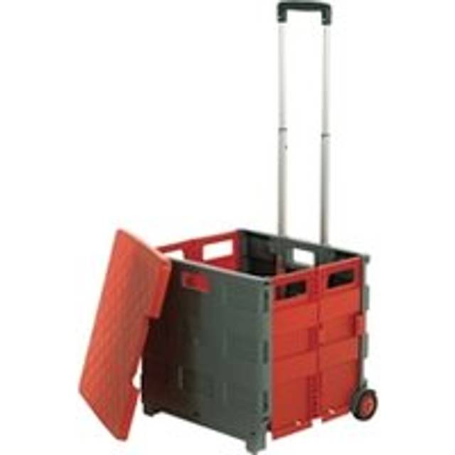 GPC Grey and Red Large Folding Box Truck with Lid GI042Y