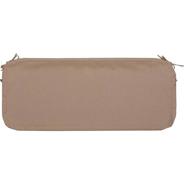 Magpie Fabrics Patio Bench Loveseat Cushion Covers (Replacement Cover only  No Insert!)  Waterproof Fade Resistant Swing Cushion Slipcover with Ties(4