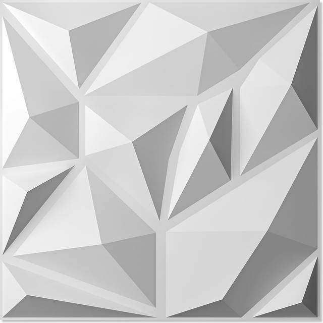 "Art3d 20 Pack Decorative 3D Wall Panels  19 Sq.Feet PVC Interior Wall D?cor  11.8""""""""x11.8""""""""  White"