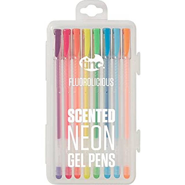 "Tinc""Flourolicious"" Fruit-Scented gel Pen - Flourescent Neon (Pack of 8)"