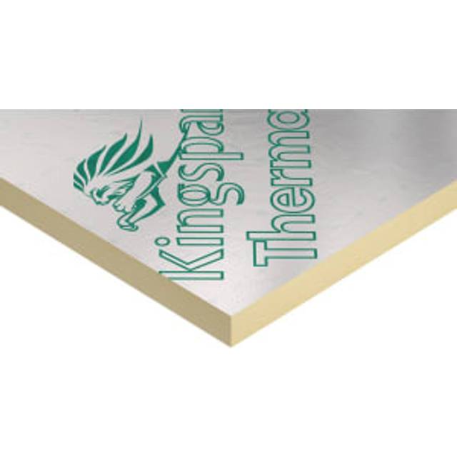 Kingspan TW50 Thermal Insulation Board - 1200 x 450 x 50mm - Grey/Green