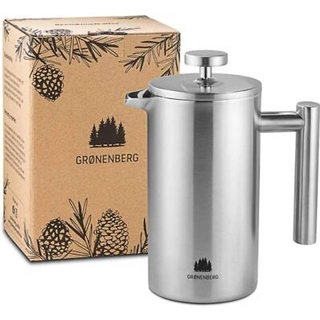 Groenenberg french press i coffee press i insulated cafetiere i stainless steel