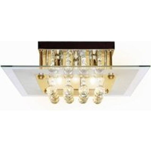 5 Light K9 Crystal Droplet Ceiling Pendant Fixture Silver
