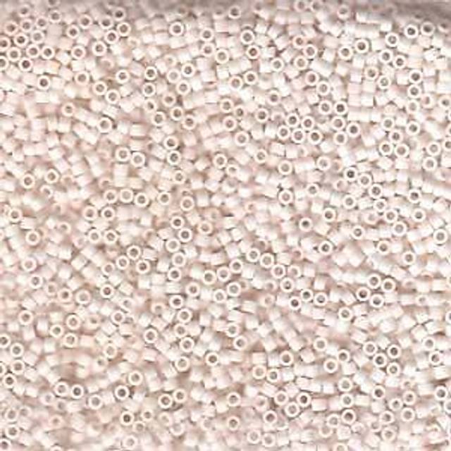 Matte Opaque Bisque White Db1510 Delica Myiuki 110 Seed Bead 72 Gram Tube Approx 1400 Beads