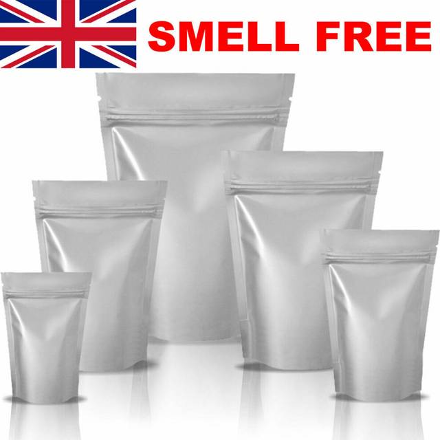 (3Kg - 500mm x 300mm, 50) Stand Up Pouches Pouch Zip Lock Foil Seal Bag