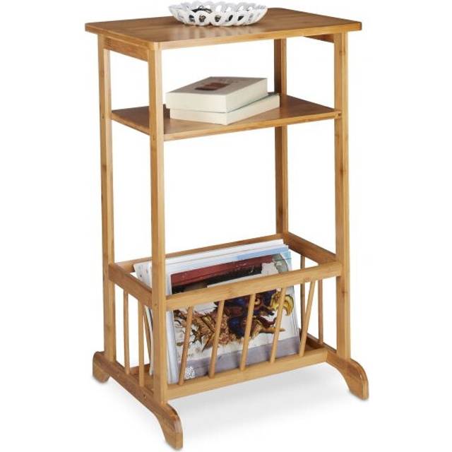 Side table with magazine rack