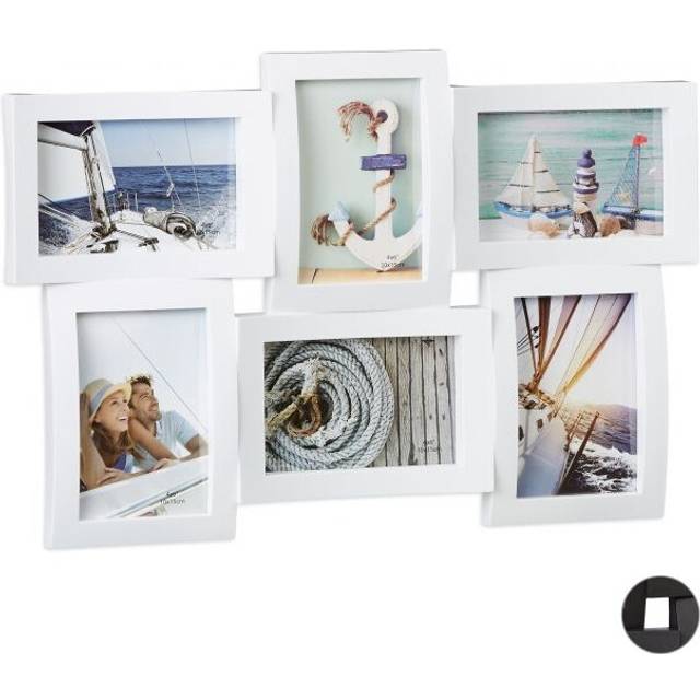 Picture frame for multiple photos