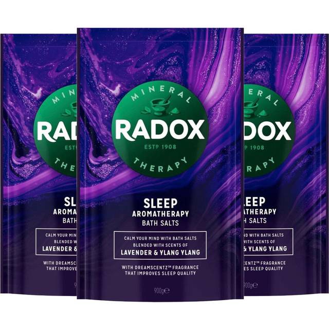 Radox Mineral Therapy Bath Salts Sleep Aromatherapy, 3x900g