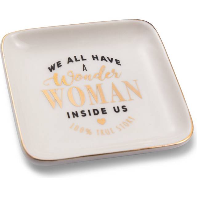 We All Have Wonder Woman Inside Us Ceramic Trinket Tray Sentimental Gift Idea