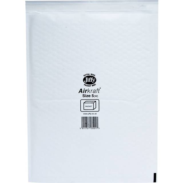 Jiffy® 42JL5 Air Kraft® No.5 Mail Bag 260 x 345mm - White
