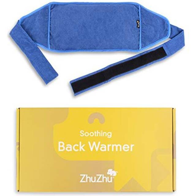 Zhu Zhu Soothing Back Warmer - Wheat Bags Microwavable - Heat Pads for Back Pain Relief - Microwave Heat Pack Belt Wrap - Heat Therapy Hot Pack U