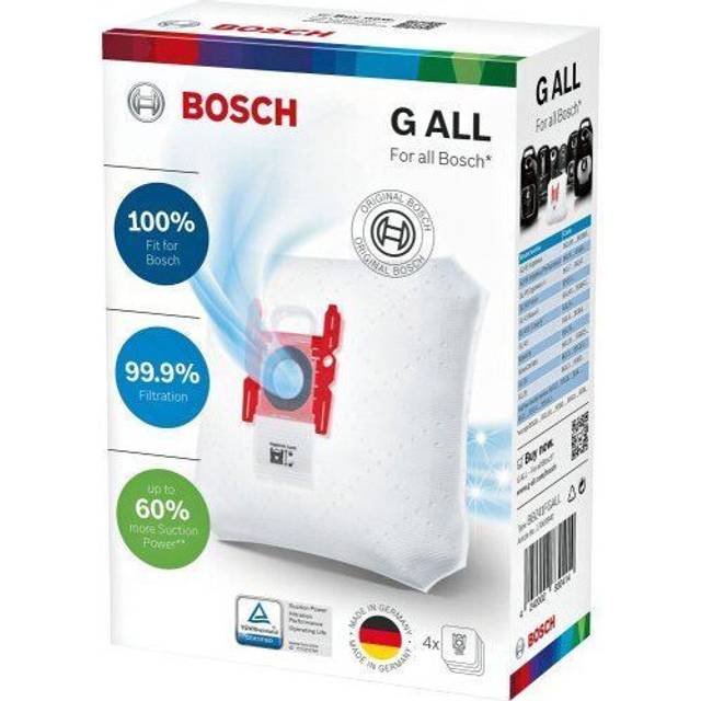 Genuine Bosch Type G Vacuum Cleaner Microfibre Dt Bags 461883 468383 4 Pack