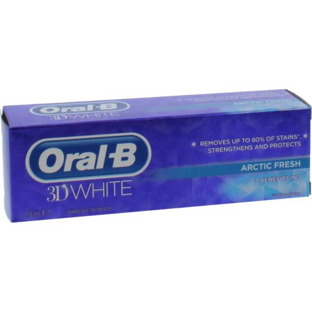 Oral-B 3D White Toothpaste, Arctic Fresh, 75ml