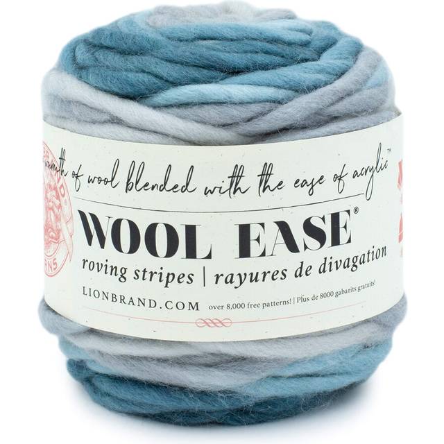Lion Brand Yarn Wool-Ease Roving Yarn Denim