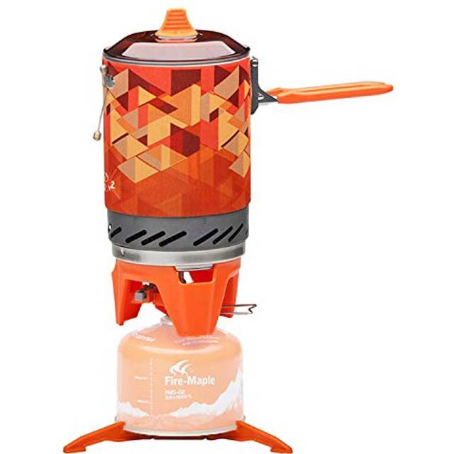 Fire-Maple FMS-X2 Camping Stove Gas System | Portable Pot/Jet Burner Outdoor Gas Cooking Essentials | Compact Equipment for Hiking Trekking