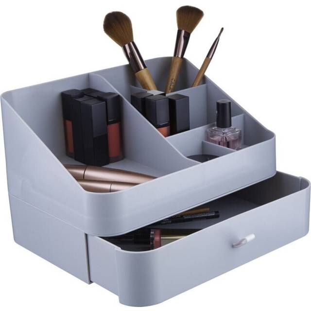 Maison One Drawer Six Compartment Cosmetics Organiser - White