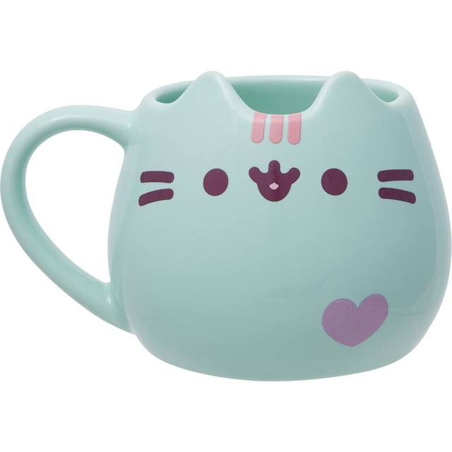 Enesco Pusheen Sculpted Pastel Mug 16 oz (Mint)