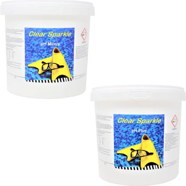 Hexeal pH Adjuster Kit | 5kg pH PLUS & 7kg pH MINUS Bucket | pH + & -