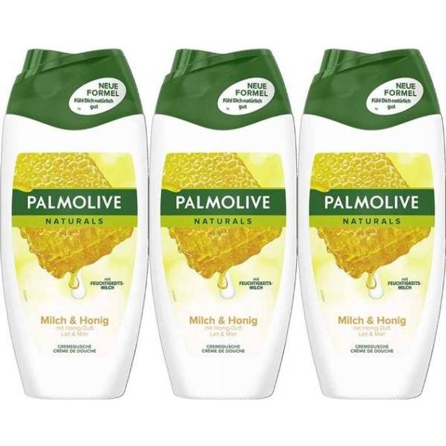 Palmolive Naturals Milk and Honey Shower Gel Cream, 250 ml (Pack of 3)